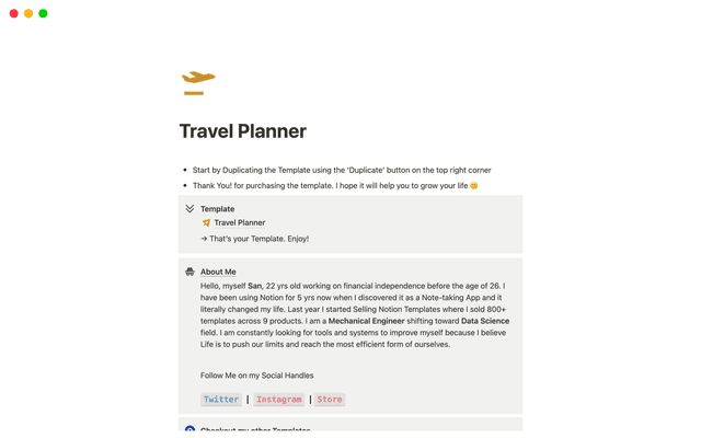 Travel Planner